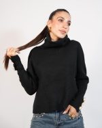 RIPPED POLO TOP WITH BUTTON 1119N - Image 2