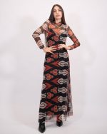 TUTU PRINTED MAXI DRESS 12603