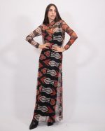 TUTU PRINTED MAXI DRESS 12603 - Image 3