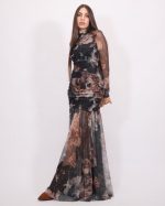 MAXI TUTU PRINTED  DRESS 19616