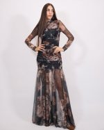 MAXI TUTU PRINTED  DRESS 19616 - Image 3