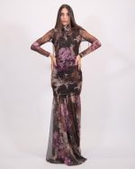 MAXI TUTU PRINTED  DRESS 19616