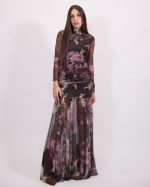 MAXI TUTU PRINTED  DRESS 19616 - Image 3