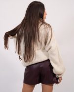 FAUX LEATHER SKORT  24529 - Image 3