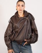 LEATHER BOMBER JACKET 30204 - Image 6