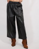 FAUX LEATHER 3/4 PANTS 30232 - Image 2
