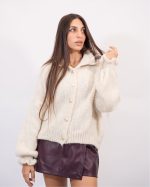 POLO CARDIGAN WITH BUTTON 30650