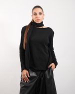 KNIT WITH SCARF 6688