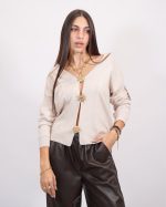 GARDIGAN WITH GOLD BUTTONS 7268N