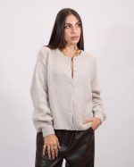 KNIT CARDIGAN WITH BUTTON 7646