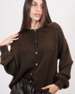 KNIT CARDIGAN WITH BUTTON 7646 - Image 2