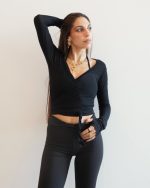 ZANDE EVRI WRAP TOP ZFW2628