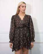 PRINTED MINI DRESS 11324N - Image 2