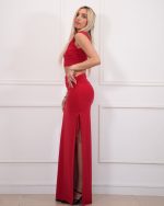 MAXI DRESS WITH CUT OUT 13760 - Image 2