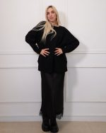 MAXI SATIN SKIRT 30824