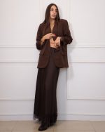 MAXI SATIN SKIRT 30824