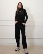 BLACK JEANS WITH STARSS 5244