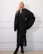 CAPE WITH FRINGED 5519 - Image 2