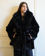 FAUX FUR OVERSIZED COLLAR 5560