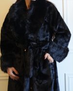 FAUX FUR MIDI WITH BELT5562 - Image 3