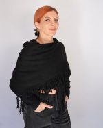 CAPE WITH FRINGES 6083