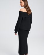 MIND MATTER CARAMEL KNITTED SKIRT MML25-02-09-057 - Image 2