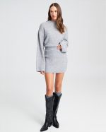 MIND MATTER ZAFRINA KNITTED SKIRT MML25-02-09-059