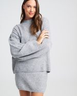 MIND MATTER ZAFRINA KNITTED SKIRT MML25-02-09-059 - Image 2