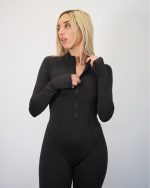 ZANDE INGRID BACKLESS LONG SLEEVE JUMPSUIT ZFW2644 - Image 3